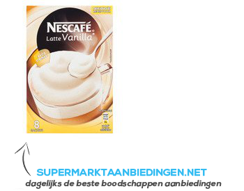 Nescafé Latte vanilla aanbieding