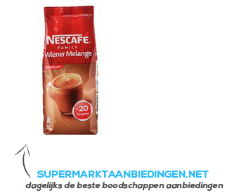 Nescafé Wiener melange aanbieding