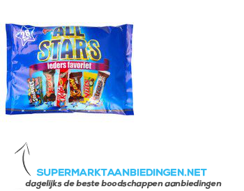 Nestlé All stars mini aanbieding