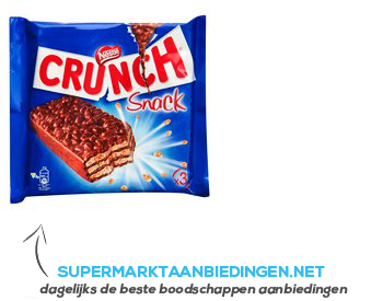 Nestlé Crunch snack multipack aanbieding