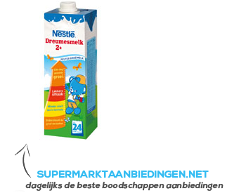 Nestlé Dreumesmelk peuter groeimelk 2 aanbieding