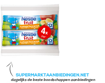 Nestlé Fruitreepje banaan/appel aanbieding