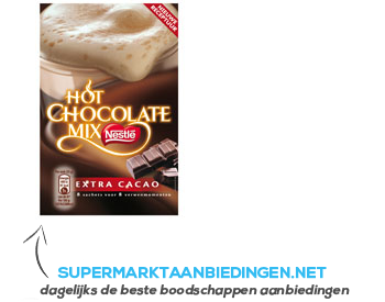 Nestlé Hot chocolate mix extra cacao aanbieding
