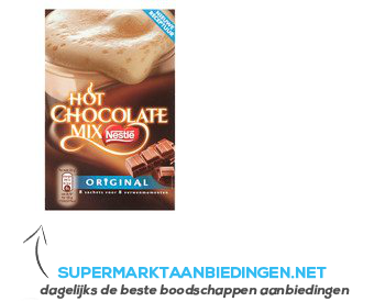 Nestlé Hot chocolate mix original aanbieding