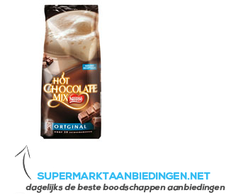 Nestlé Hot chocolate mix original navul aanbieding