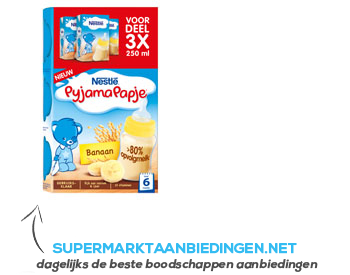 Nestlé Pyjamapapje banaan aanbieding