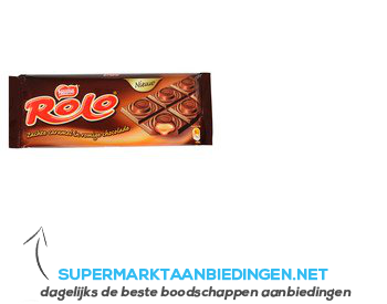 Nestlé Rolo chocolade tablet aanbieding