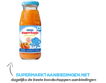 Nestlé Supersapje appel-wortel aanbieding