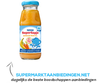 Nestlé Supersapje banaan-wortel aanbieding