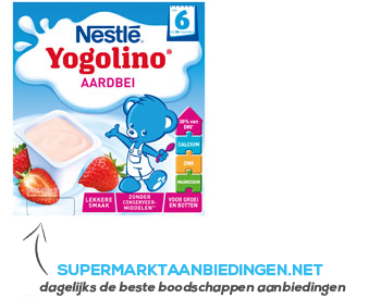 Nestlé Yogolino aardbei aanbieding