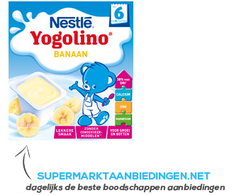 Nestlé Yogolino banaan aanbieding