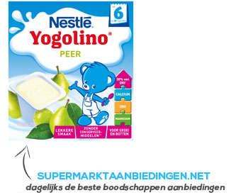 Nestlé Yogolino peer 6mnd aanbieding