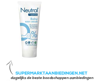 Neutral Baby crème parfumvrij aanbieding