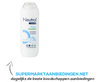 Neutral Baby shampoo parfumvrij aanbieding