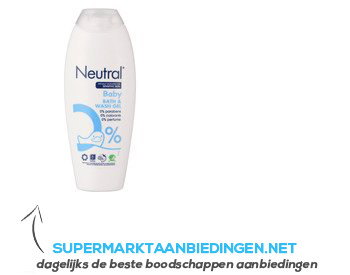 Neutral Baby wasgel parfumvrij aanbieding