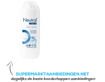 Neutral Bodylotion parfumvrij aanbieding