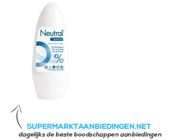 Neutral Deodorant roller parfumvrij aanbieding