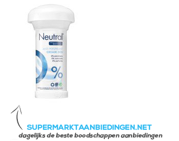 Neutral Deodorant stick parfumvrij aanbieding