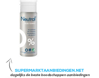 Neutral Parfumvrij face tonic aanbieding