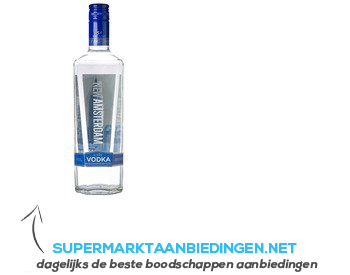New Amsterdam Vodka aanbieding