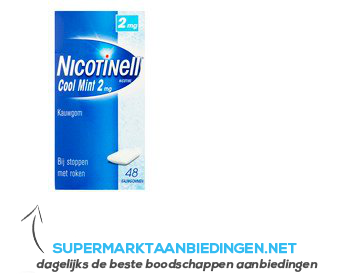 Nicotinell Mint kauwgom 2 mg aanbieding