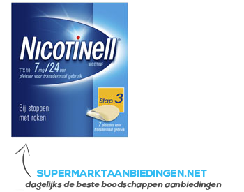 Nicotinell Nicotine pleisters 10 mg aanbieding