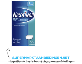 Nicotinell Zuigtabletten mint 1 mg aanbieding