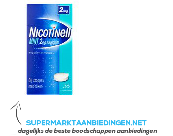 Nicotinell Zuigtabletten mint 2 mg aanbieding