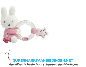 Nijntje Denim pink ringrammel aanbieding