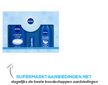 Nivea Blue care cadeauset aanbieding