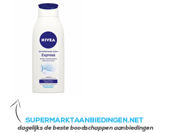 Nivea Body express body lotion aanbieding