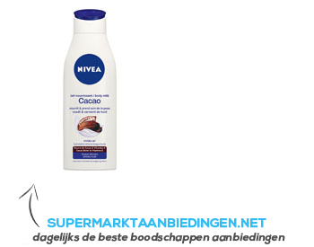 Nivea Cacao bodymilk aanbieding