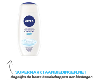 Nivea Creme soft douchecrème aanbieding