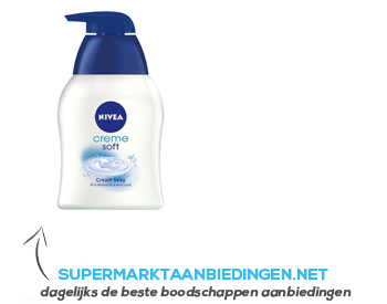 Nivea Crème soft handzeep aanbieding