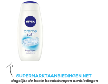 Nivea Crème soft shower cream aanbieding