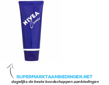 Nivea Crème tube aanbieding