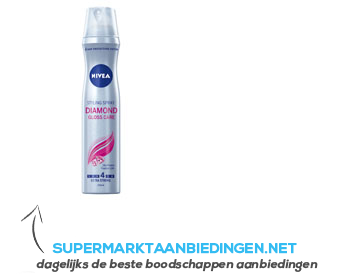 Nivea Diamond gloss hairspray aanbieding