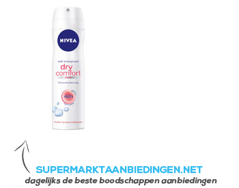 Nivea Dry comfort female spray aanbieding