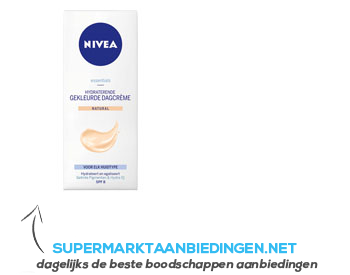 Nivea Essentials gekleurde dagcreme natural aanbieding