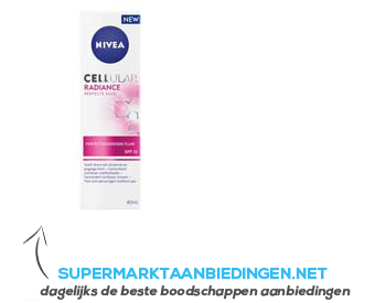 Nivea FC cellular perfection fluid SPF15 aanbieding