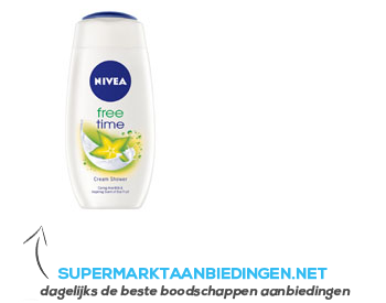 Nivea Free time douchecrème aanbieding