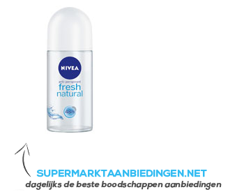 Nivea Fresh natural roll-on aanbieding