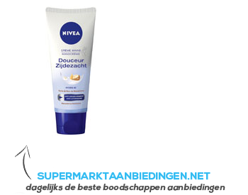 Nivea Handcrème zijdezacht mini aanbieding