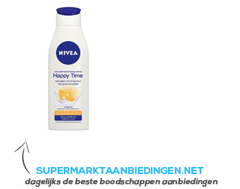 Nivea Happy time body lotion aanbieding