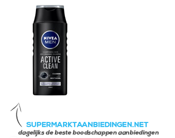 Nivea Man active clean shampoo aanbieding