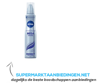 Nivea Mega strong mousse aanbieding