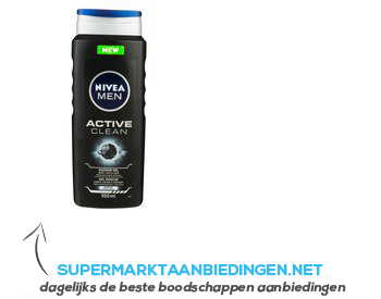 Nivea Men active clean douchegel aanbieding