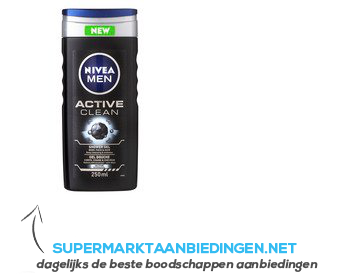 Nivea Men active clean shower gel aanbieding