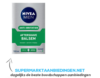 Nivea Men anti irritation aftershave balsem aanbieding