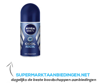 Nivea Men cool kick roll-on aanbieding